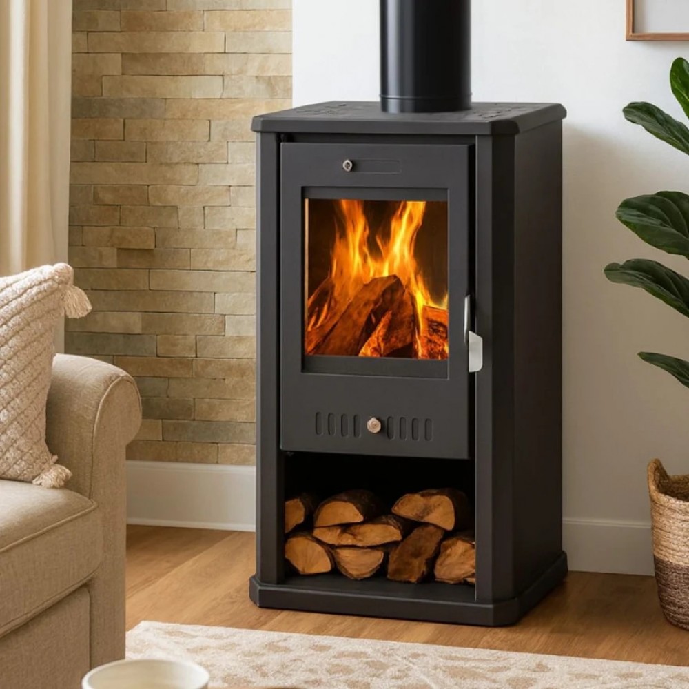 Камина на дърва Balkan Energy Bianca 8.5kW | Сухи камини | Камини на дърва |