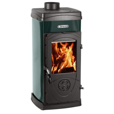 Италианска чугунена камина на дърва La Nordica Super Junior зелена, 5.0kW - Сравняване на продукти
