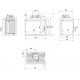 Чугунена камина за вграждане на дърва Kratki Simple, Лява, 8kW | Камини Кратки |  |