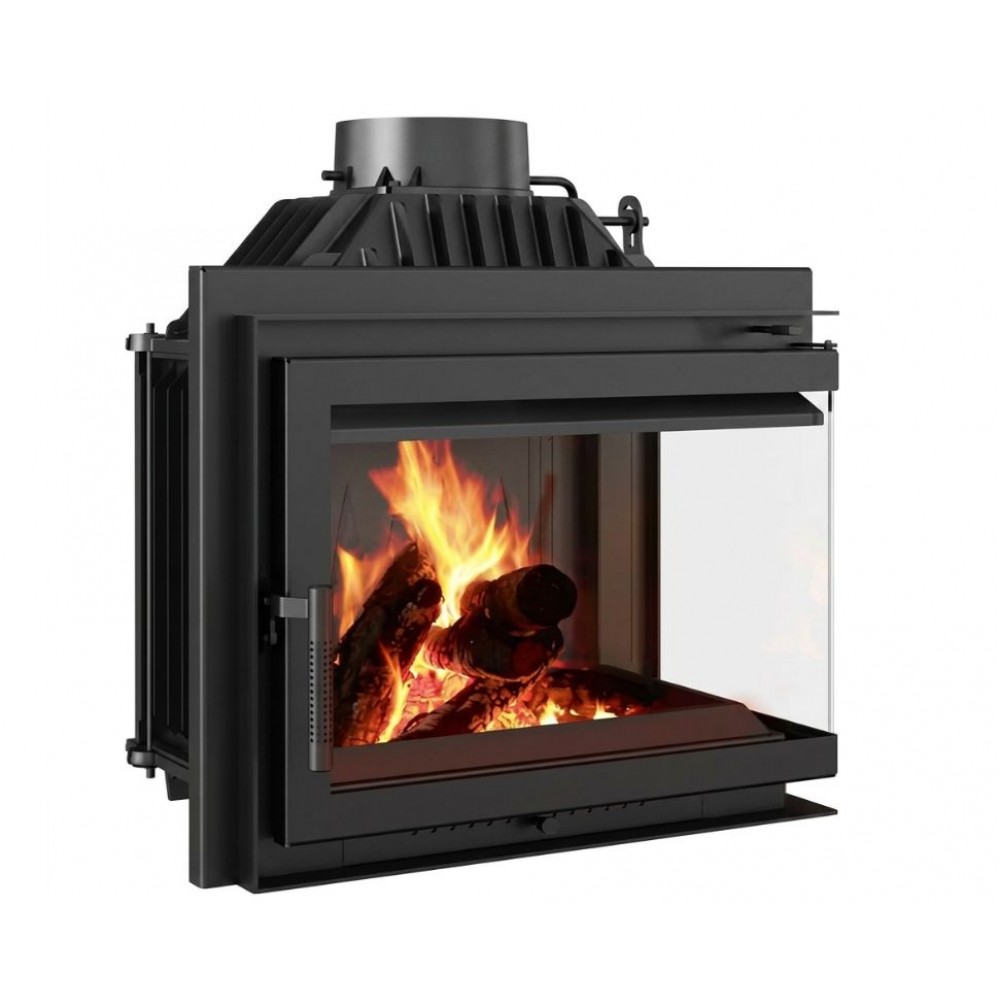 Чугунена камина за вграждане на дърва Kratki Simple, Дясна, 8kW