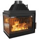 Чугунена камина за вграждане на дърва Kratki Simple L, Лява, 15kW | Камини Кратки |  |