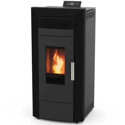 Пелетна камина с водна риза Alfa Plam Commo, черна, 22.5kW - Сравняване на продукти