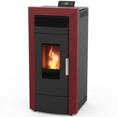Пелетна камина с водна риза Alfa Plam Commo, бордо, 22.5kW - Сравняване на продукти
