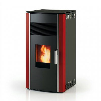 Пелетна камина  Alfa Plam Luca, Червена, 8kW - Сравняване на продукти