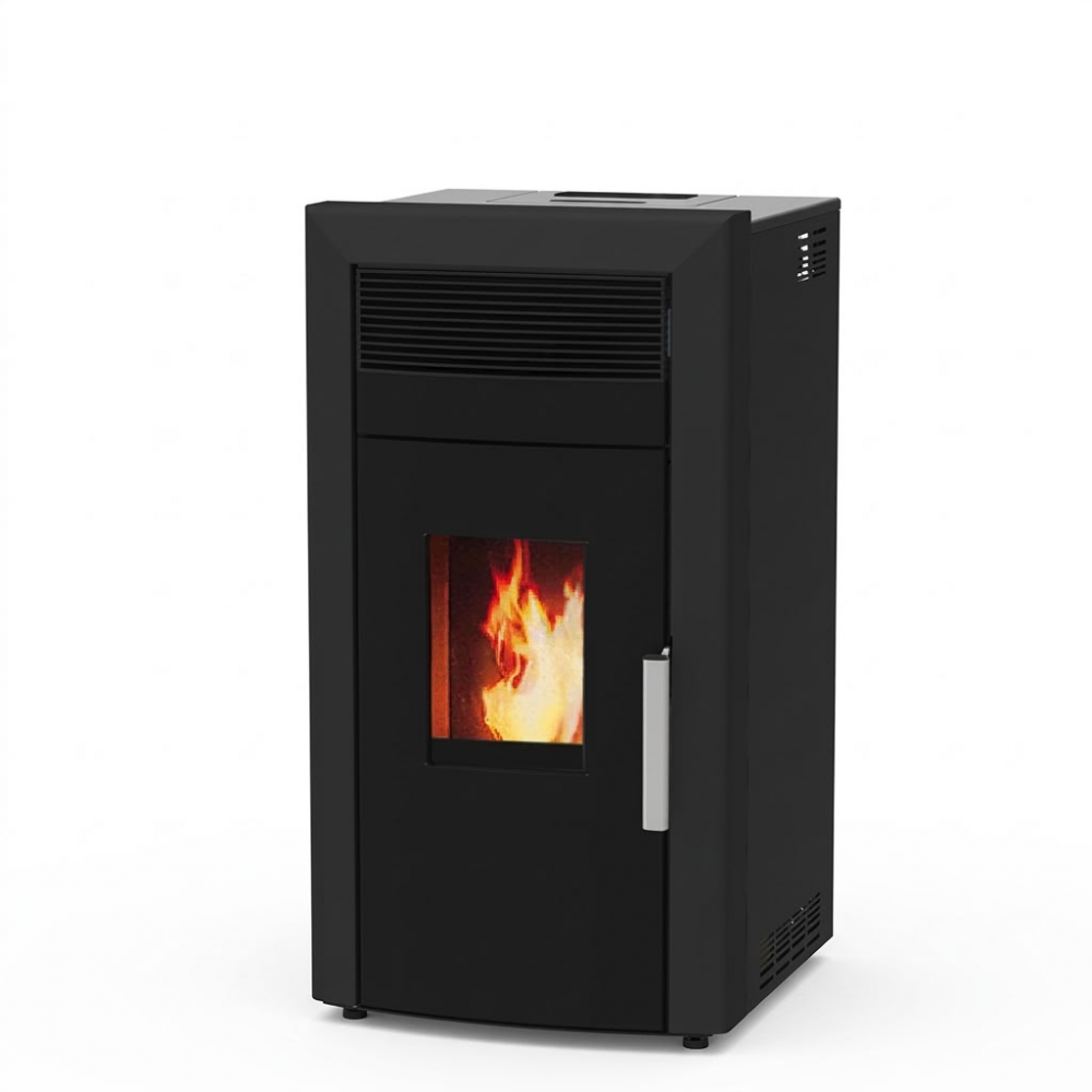 Пелетна камина с водна риза Alfa Plam Commo 12 Black, 12kW | Пелетни камини с водна риза | Пелетни камини |