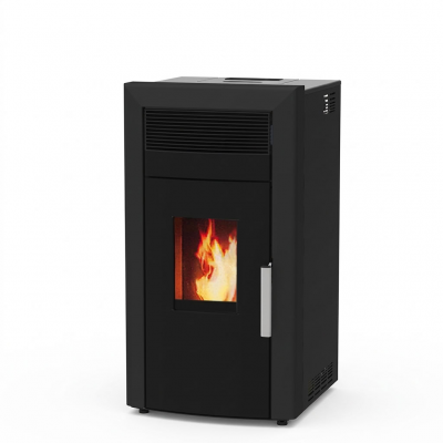 Пелетна камина с водна риза Alfa Plam Commo 12, Черна, 12kW - Сравняване на продукти