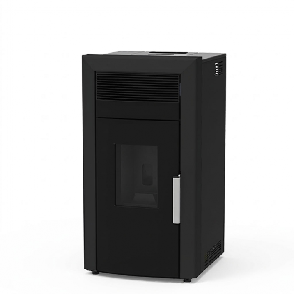 Пелетна камина с водна риза Alfa Plam Commo 12 Black, 12kW | Пелетни камини с водна риза | Пелетни камини |