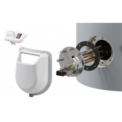 Електрически водонагревателен комплект Eldom HSET-I-FV032318, неръждаем, 3.0 kW - Сравняване на продукти