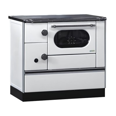 Готварска печка на дърва Alfa Plam Alfa 90 H Favorit Бяла, Дясна, 6.4kW - Сравняване на продукти