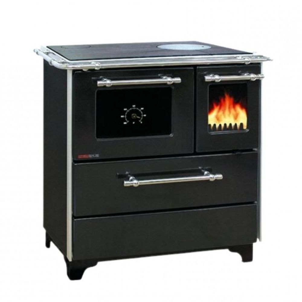 Готварска печка на дърва Alfa Plam Donna 70 Antracite Left, 5kW | Готварски печки на дърва |  |