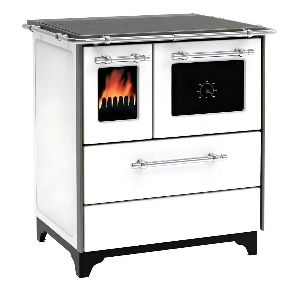 Готварска печка на дърва Alfa Plam Donna 70 White Right, 5kW | Готварски печки на дърва |  |