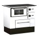 Готварска печка на дърва Alfa Plam Regular 46 White Left, 5kW | Готварски печки на дърва |  |