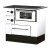 Готварска печка на дърва Alfa Plam Regular 46 Бяла, Дясна, 5kW