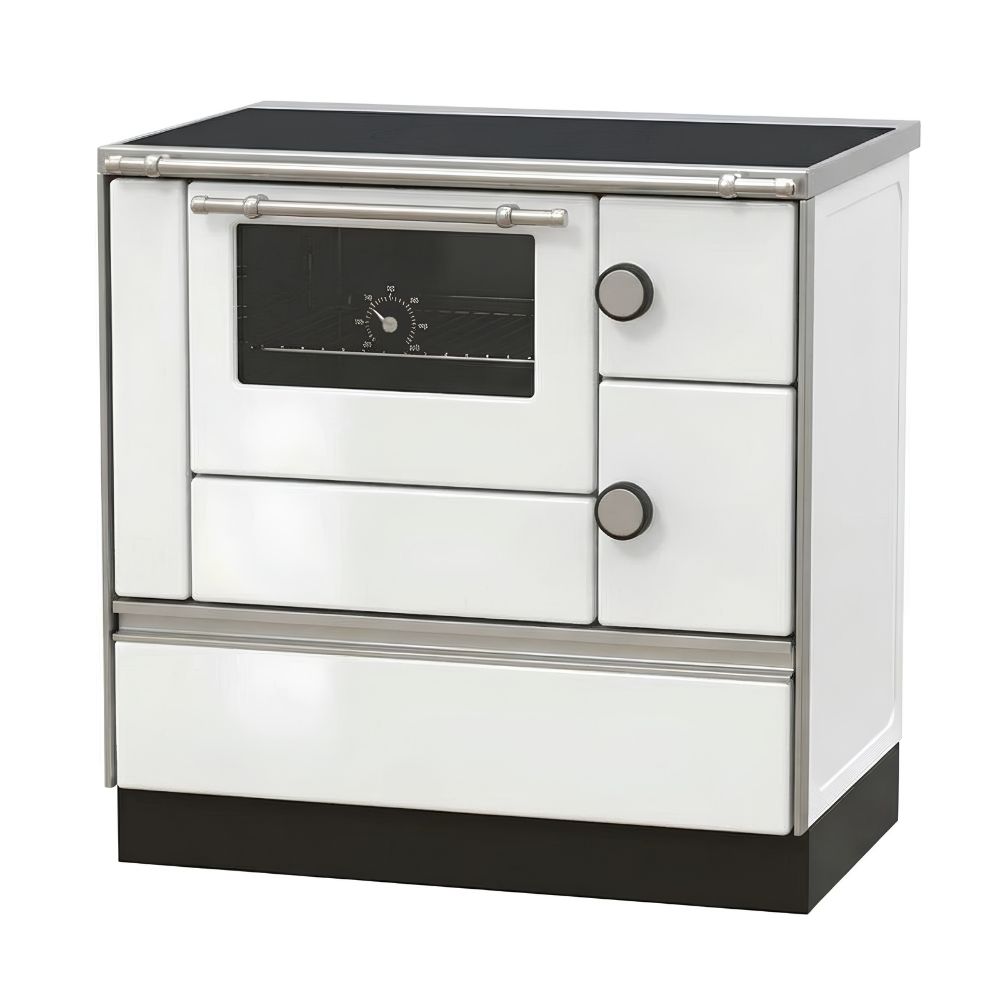 Готварска печка на дърва с водна риза Alfa Plam ALFA 90 HE Thermo, Лява, 14kW | Камини на дърва с фурна | Камини на дърва |
