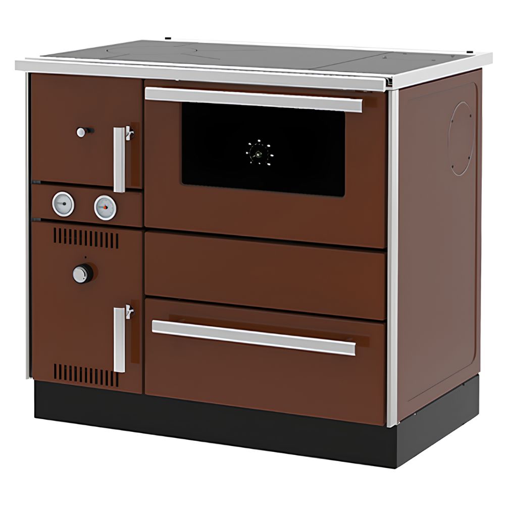 Готварска печка на дърва с водна риза Alfa Plam Alfa Term 20 Brown, 23kW | Готварски печки на дърва |  |