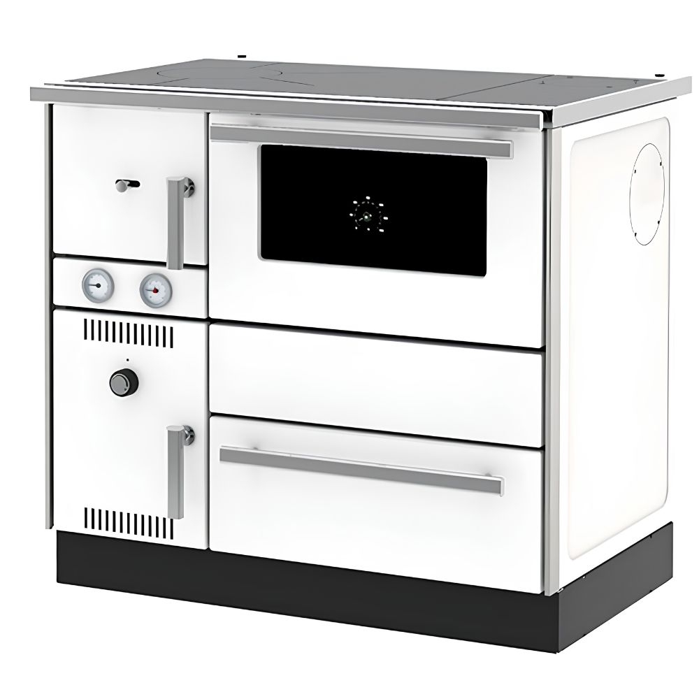 Готварска печка на дърва с водна риза Alfa Plam  Alfa Term 20 White, 23kW | Готварски печки на дърва |  |