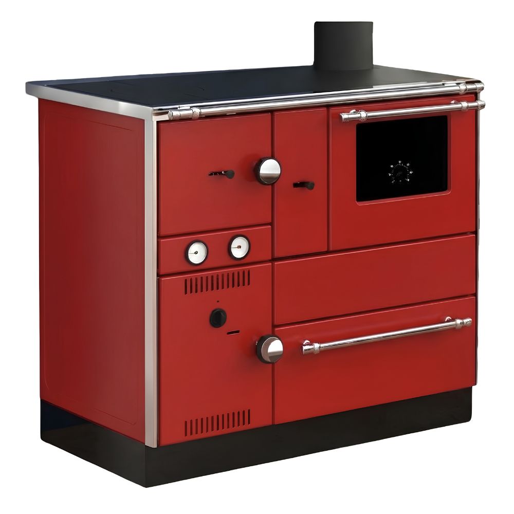 Готварска печка на дърва с водна риза Alfa Plam Alfa Term 27 Red, 27.56kW | Готварски печки на дърва |  |