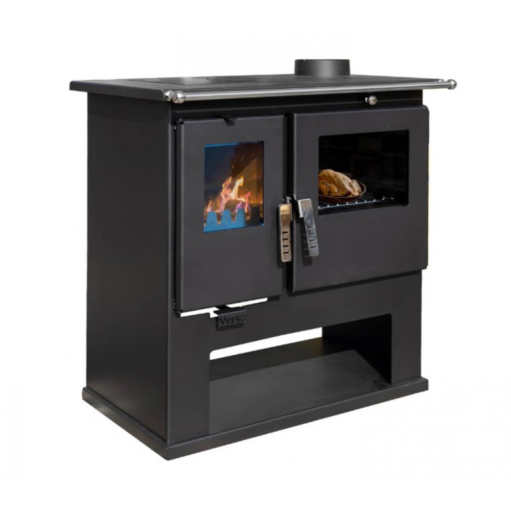 Готварска печка на дърва Verso CS Дясна, 7.7kW