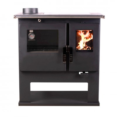 Готварска печка на дърва Verso CS Inox Ceramic с иноксова фурна и керамичен плот, Лява, 8kW - Сравняване на продукти