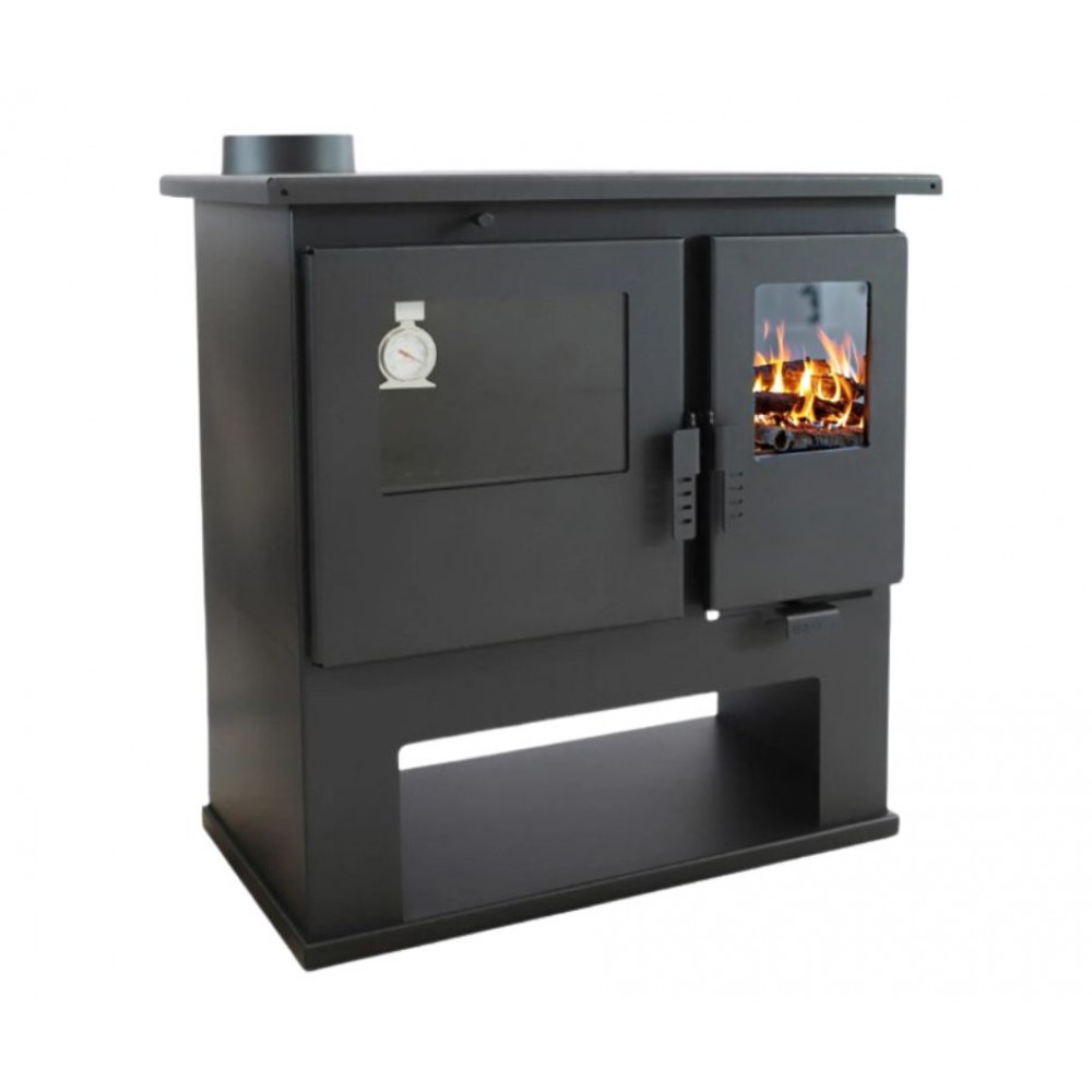 Готварска печка на дърва Verso CS Lite, Лява, 7.7kW