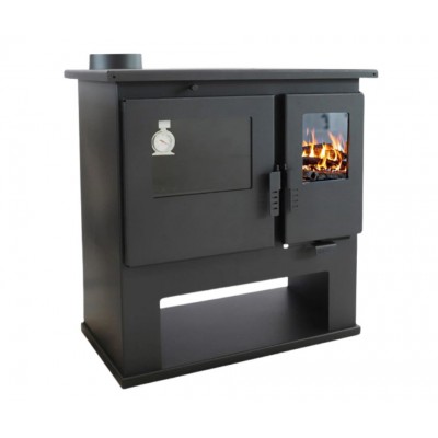 Готварска печка на дърва Verso CS Lite, Лява, 7.7kW - Камини Версо