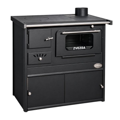 Готварска печка на дърва Звезда Classic SP, 6.1kW - Камини и печки на дърва