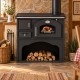 Готварска печка на дърва Звезда Класик GF, 5.9kW | Готварски печки на дърва |  |
