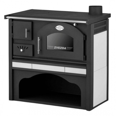 Готварска печка на дърва Звезда Класик GF Керамика, 5.9kW - Камини и печки на дърва