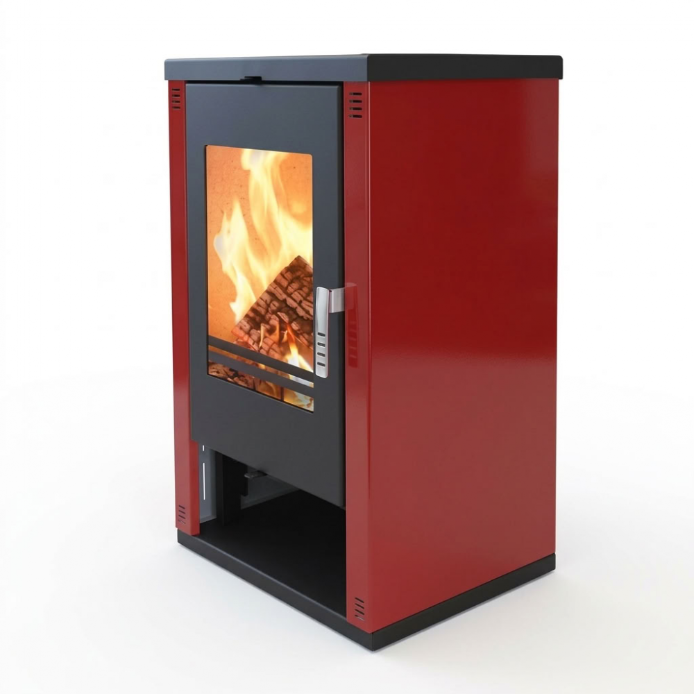 Камина на дърва Версо Lheia Бордо, 7.5 kW | Сухи камини | Камини на дърва |