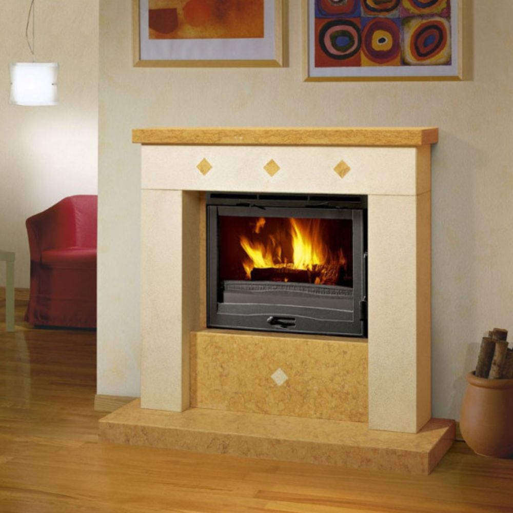 Италианска чугунена камина на дърва за вграждане La Nordica Inserto 70 4.0 ventilato, 7.8kW | Италиански камини и печки на дърва Италианска чугунена камина на дърва за вграждане La Nordica Inserto 70 4.0 ventilato, 7.8kW | Италиански камини и печки на дърва | |
