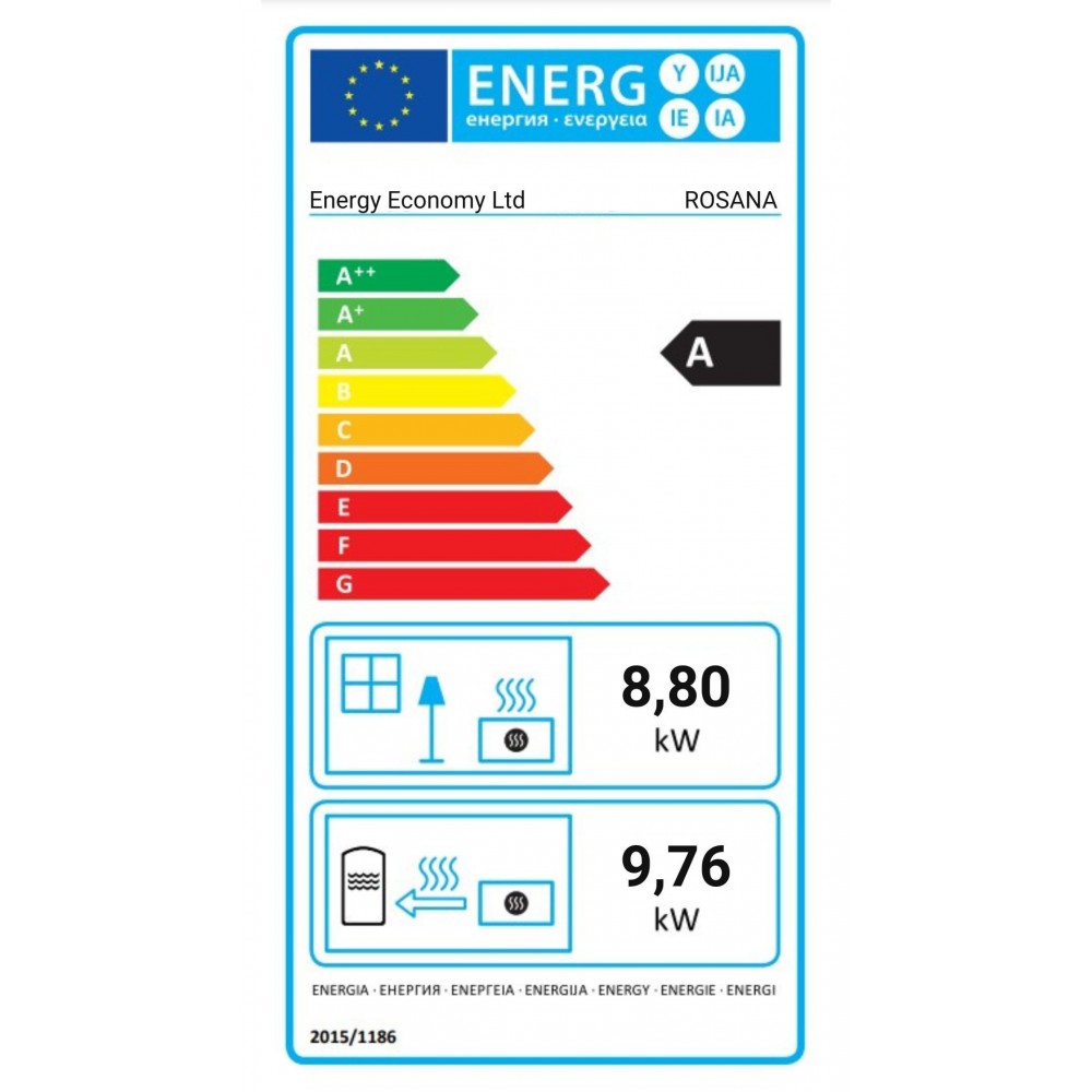 Камина на дърва с фурна и водна риза Balkan Energy Rosana, 18.56kW - 21.49kW | Камини с водна риза | Камини на дърва |