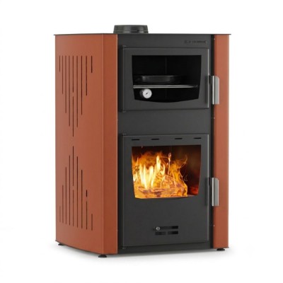 Камина на дърва с фурна и водна риза Velmora Fire ATS HYDRO ΜΑSΙΝΑ 90-25 теракота, 25kW - Сравняване на продукти