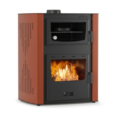 Камина на дърва с фурна и водна риза Velmora Fire ATS HYDRO ΜΑSΙΝΑ 90-30 теракота, 35kW - Сравняване на продукти