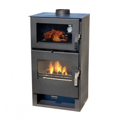 Камина на дърва с фурна Версо F, 9 kW - Камини Версо