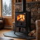 Камина на дърва Версо 1 LL CID с чугунена врата, 7.5kW | Сухи камини | Камини на дърва |