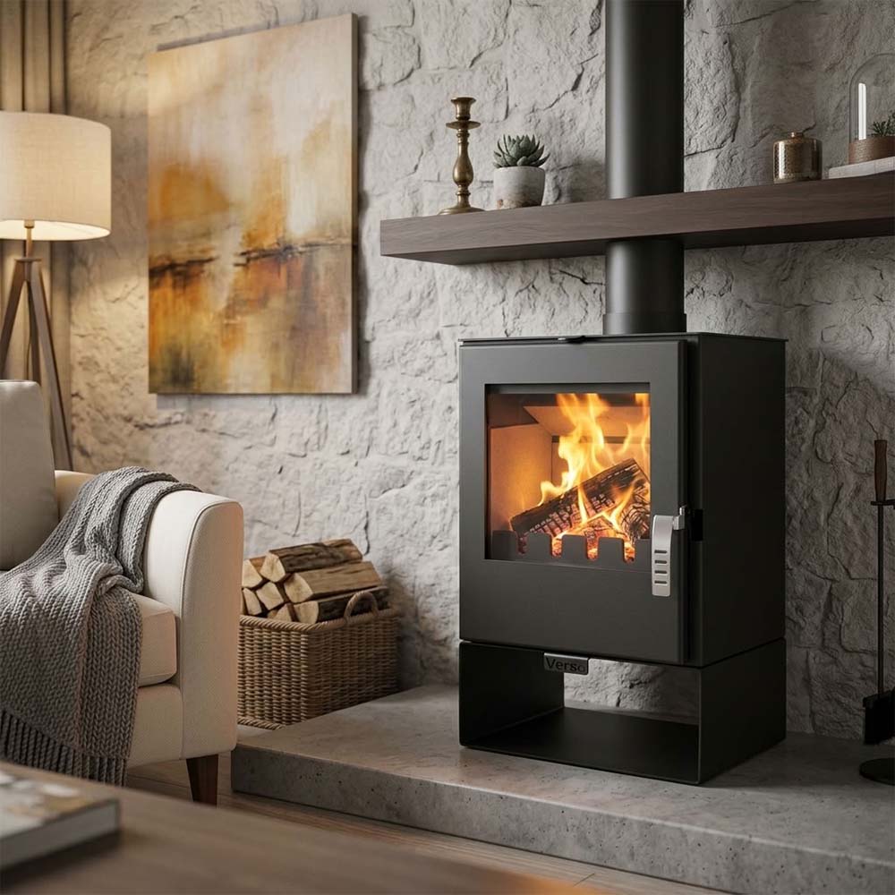 Камина на дърва Версо 2, 5 kW | Камини Версо |  |