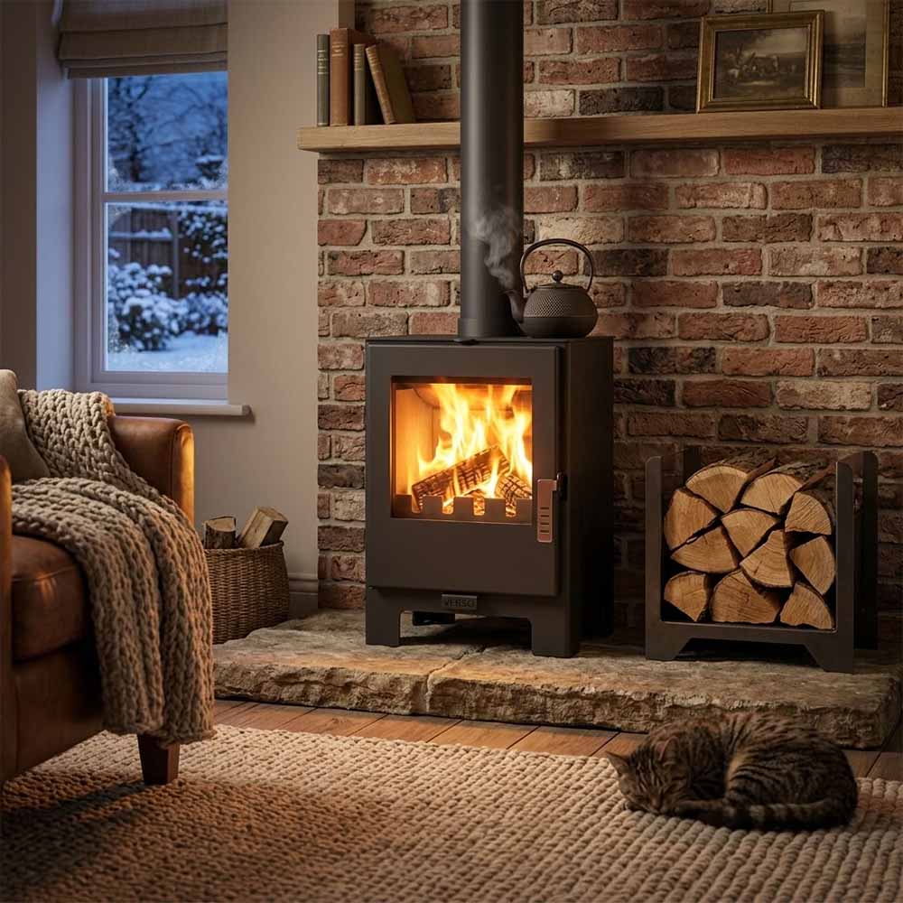 Камина на дърва Версо 2L, 5 kW | Сухи камини | Камини на дърва |