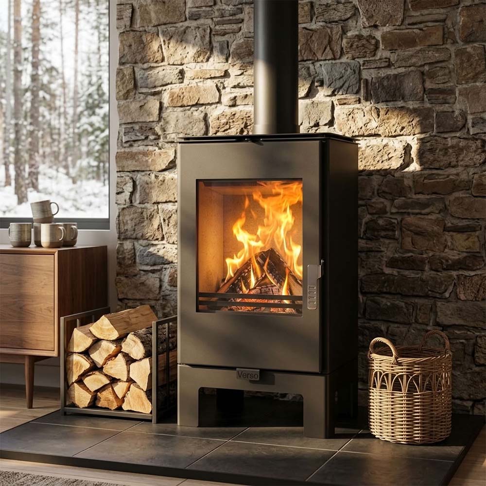 Камина на дърва Версо Ina L, 7.5kW | Сухи камини | Камини на дърва |