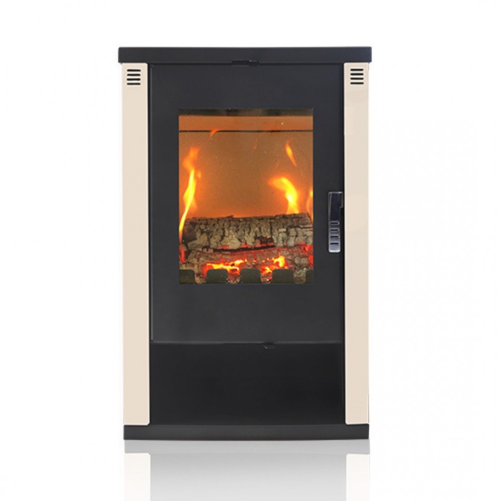 Камина на дърва Версо Lheia Слонова кост, 7.5 kW | Сухи камини | Камини на дърва |