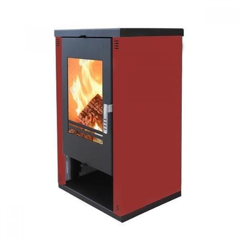 Камина на дърва Версо Theia, Бордо, 9kW | Сухи камини | Камини на дърва |