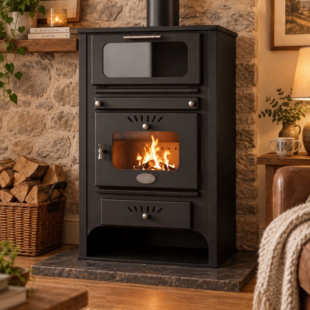 Камина с водна риза Звезда GF VR 16, 15.4kW | Камини с водна риза | Камини на дърва |