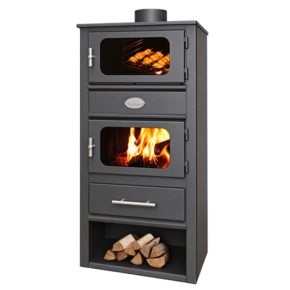 Камина на дърва с водна риза Звезда MF VR 9, 10.8kW | Камини на дърва с фурна | Камини на дърва |