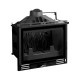 Камина за вграждане на дърва UNIFLAM 600 PLUS ECO с клапа и подаване на въздух, 8kW | Сухи камини за вграждане | Камини за вграждане |