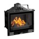 Камина за вграждане на дърва UNIFLAM 600 PLUS ECO с клапа и подаване на въздух, 8kW | Сухи камини за вграждане | Камини за вграждане |
