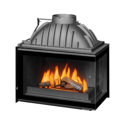 Камина за вграждане на дърва UNIFLAM 700 PLUS ECO с клапа и подаване на въздух, дясна страна, 9kW - Камини за вграждане