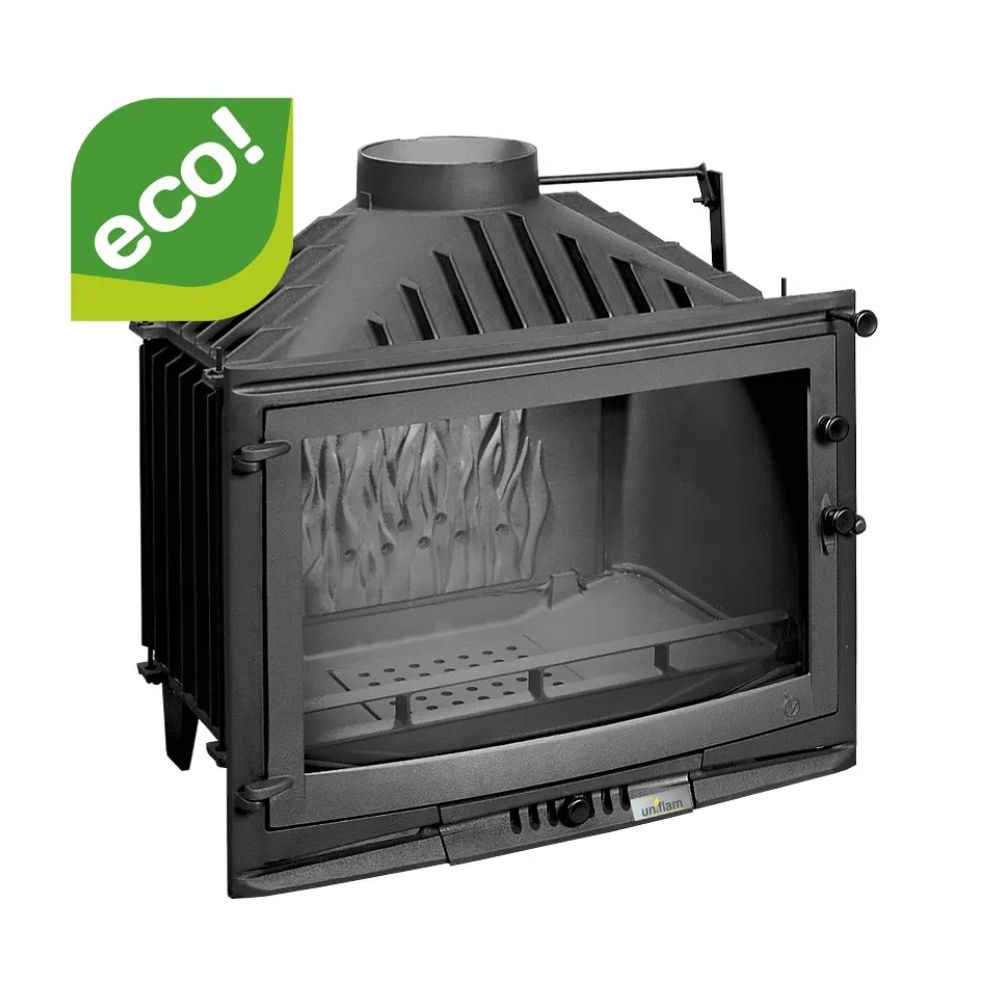 Камина за вграждане на дърва UNIFLAM 700 SELENIC ECO с клапа, 10kW | Сухи камини за вграждане | Камини за вграждане |