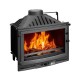 Камина за вграждане на дърва UNIFLAM 700 SELENIC ECO с клапа и подаване на въздух, 10kW | Сухи камини за вграждане | Камини за вграждане |