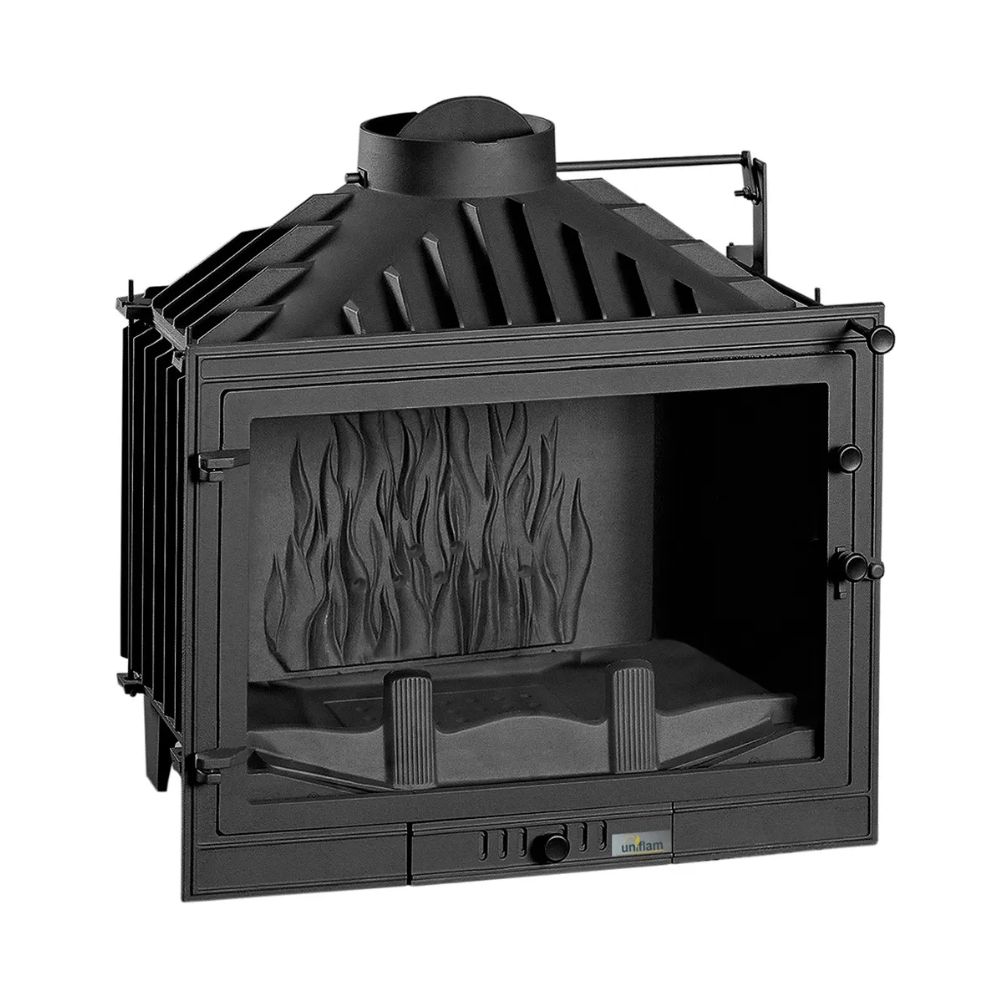Камина за вграждане на дърва UNIFLAM 700 STANDARD ECO с клапа и подаване на въздух, 10kW | Сухи камини за вграждане | Камини за вграждане |