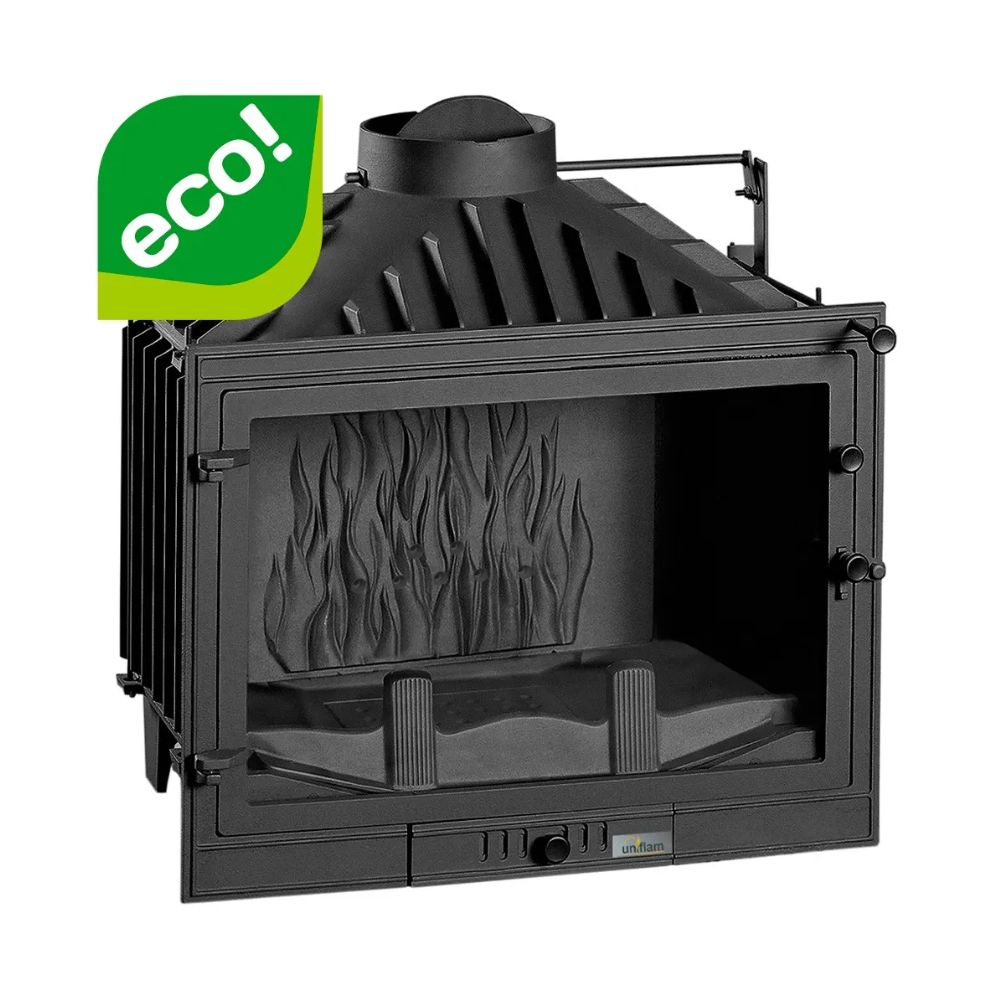 Камина за вграждане на дърва UNIFLAM 700 STANDARD ECO с клапа и подаване на въздух, 10kW | Сухи камини за вграждане | Камини за вграждане |