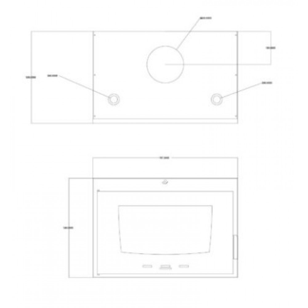 Камина за вграждане с водна риза на дърва Balkan Energy ATS INSERT HYDRO 800, 16.11kW | Камини с водна риза за вграждане | Камини за вграждане |